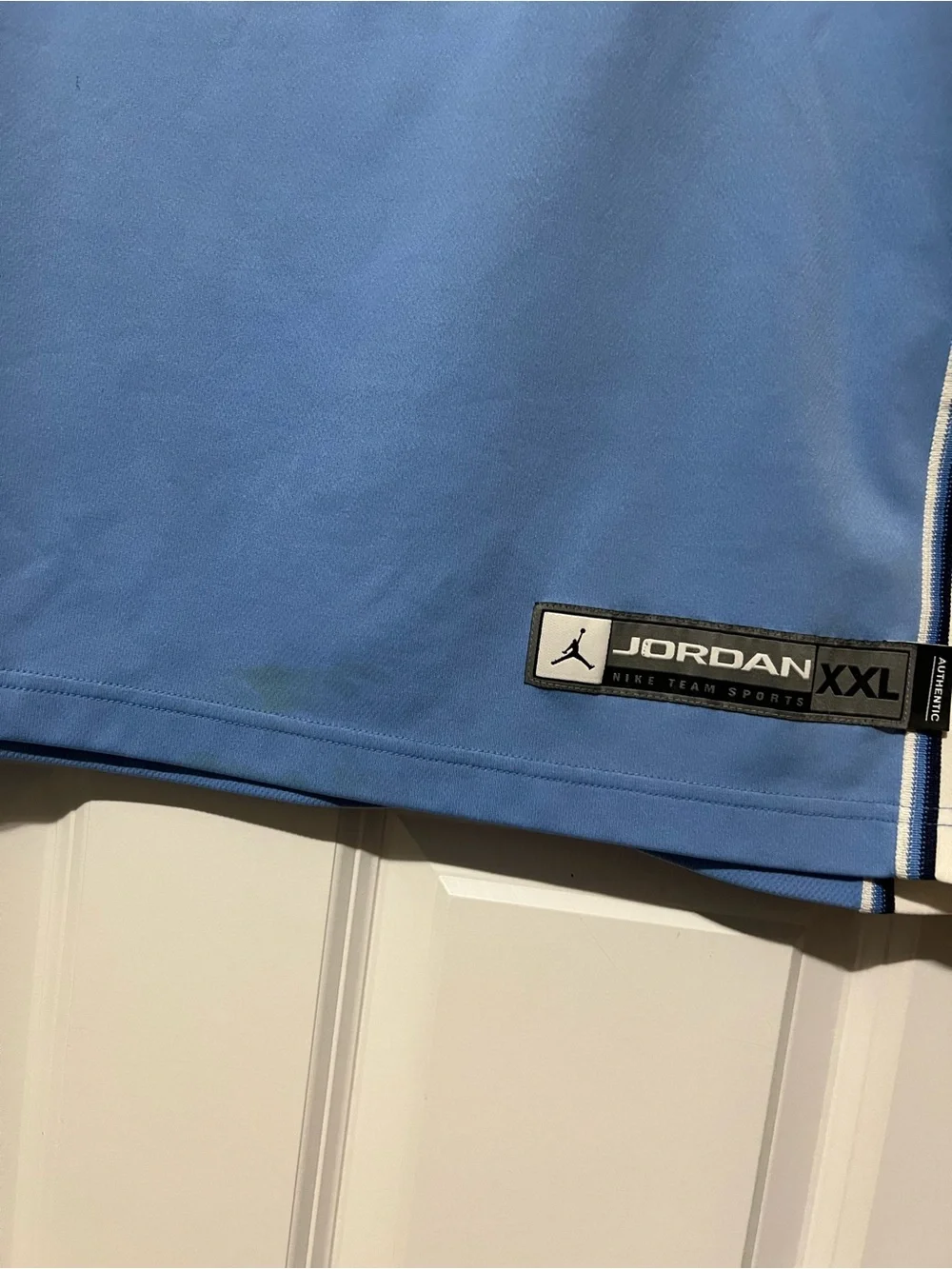 Jordan North Carolina Tar Heels Basketball Jersey #40 Blue/White Size XXL